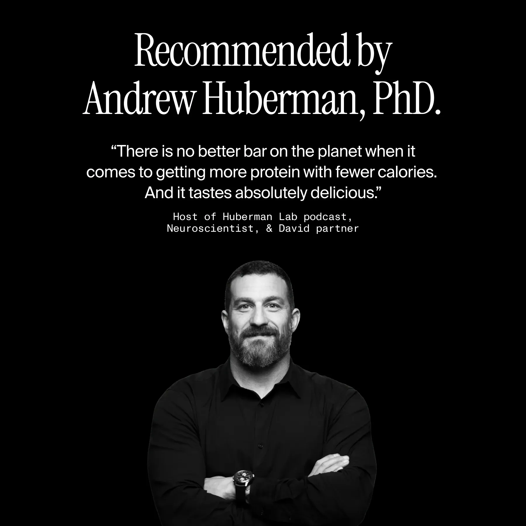 Dr. Andrew Huberman Testimonial