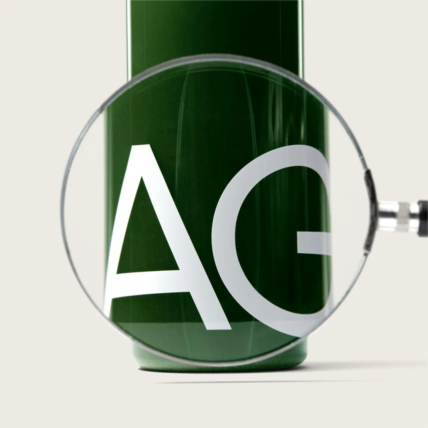 AG1 Bottle Detail with Magnifier