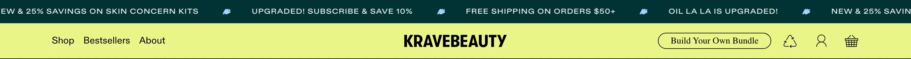 Krave Beauty header