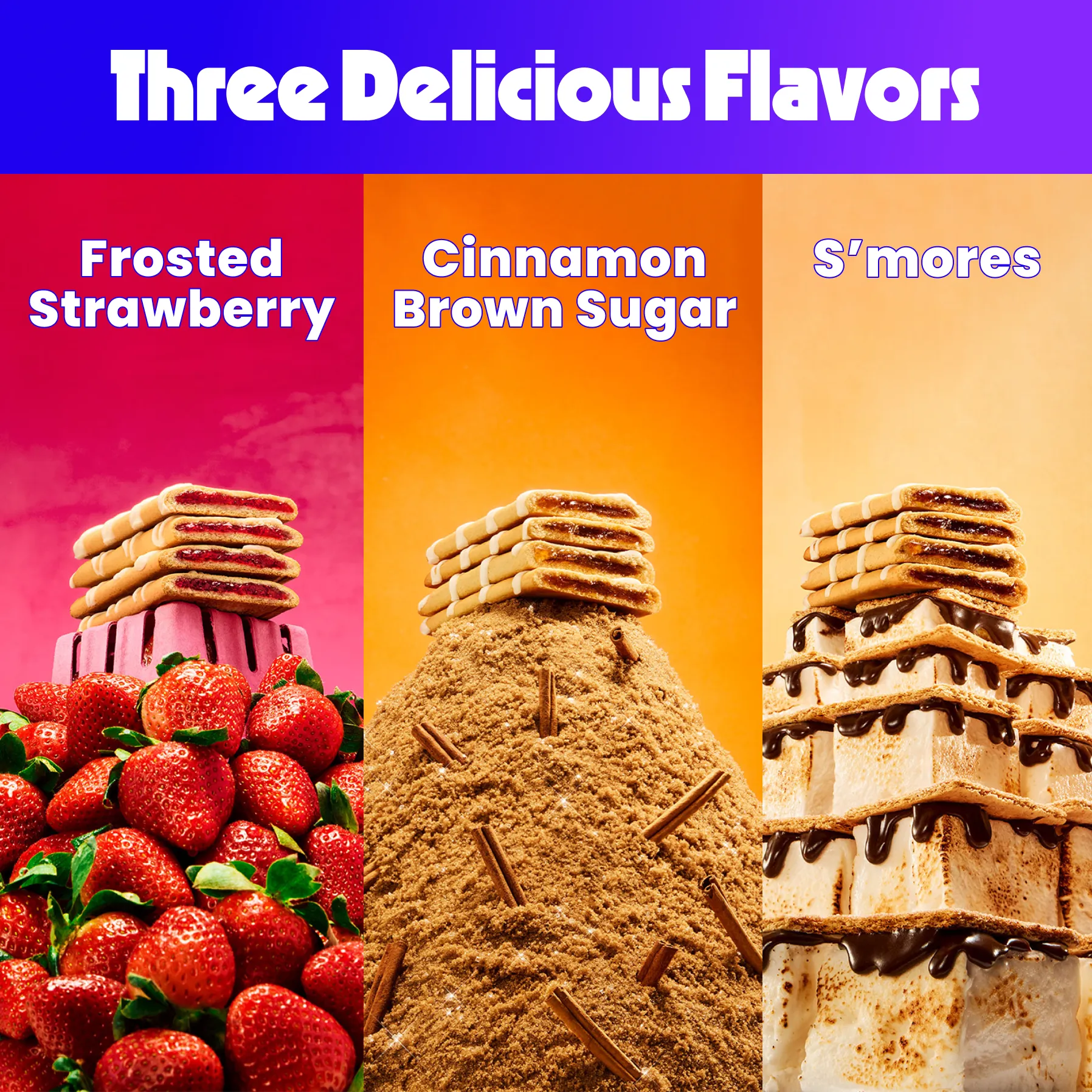 Three Delicious Flavors