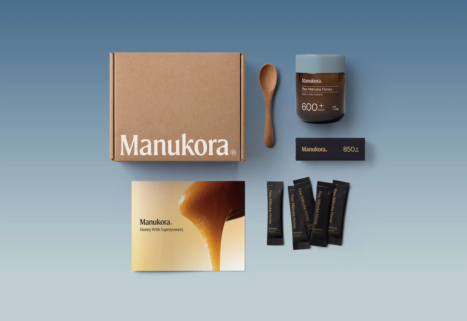 Winter Kit Flatlay — MGO 600+ with Blends