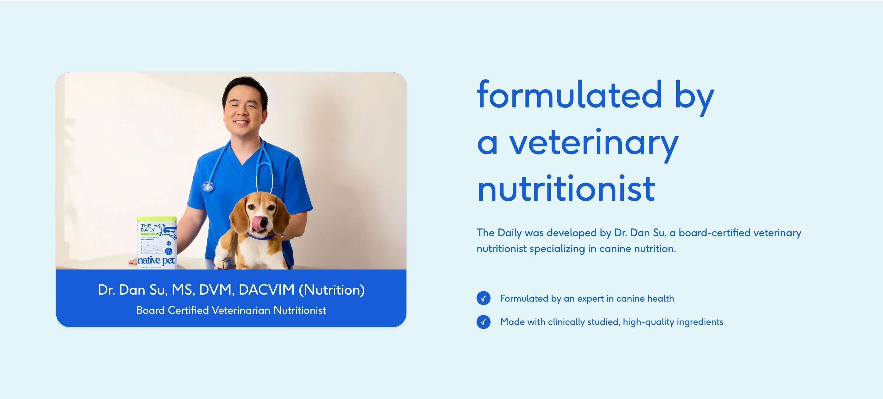 Veterinary Expert Endorsement