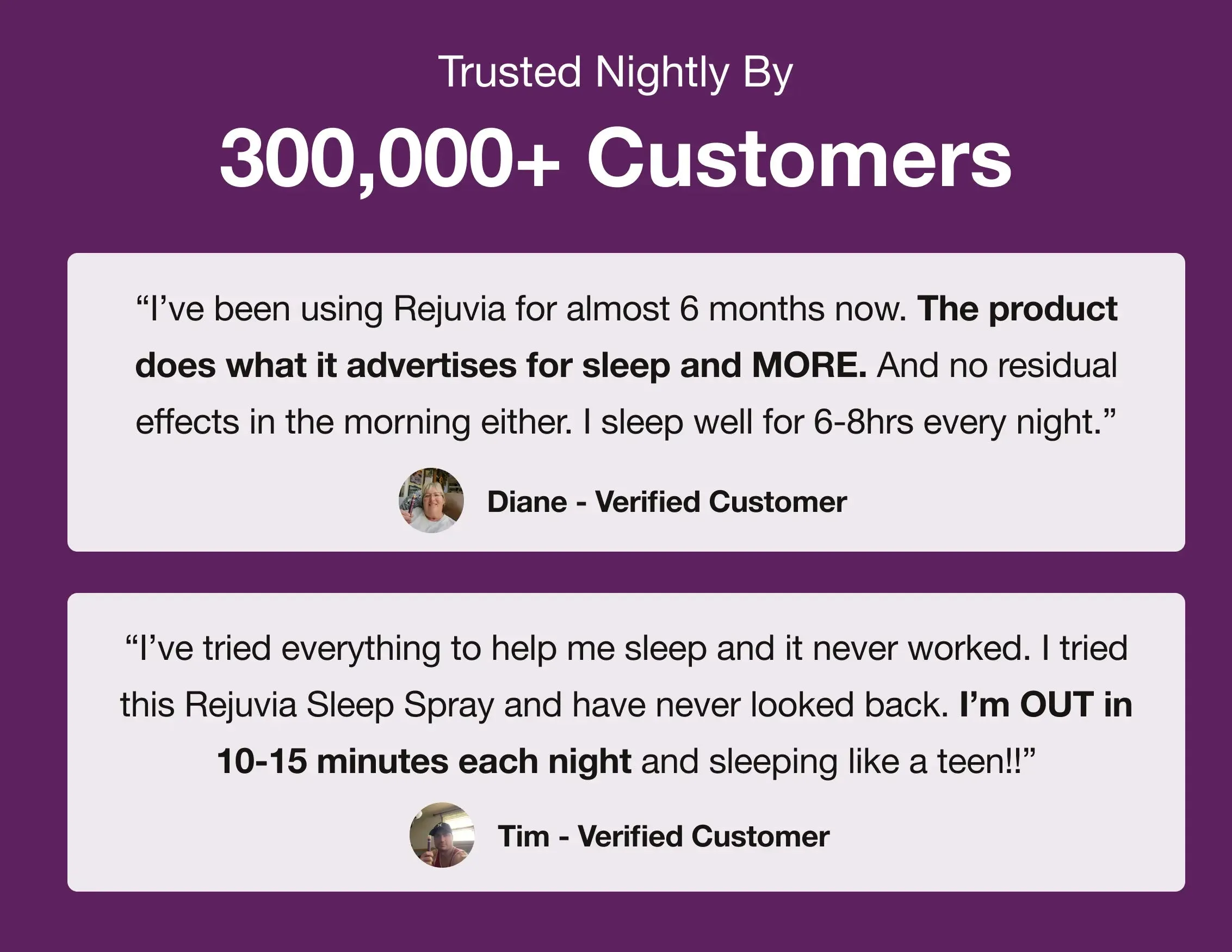 Sleep Spray Customer Reviews
