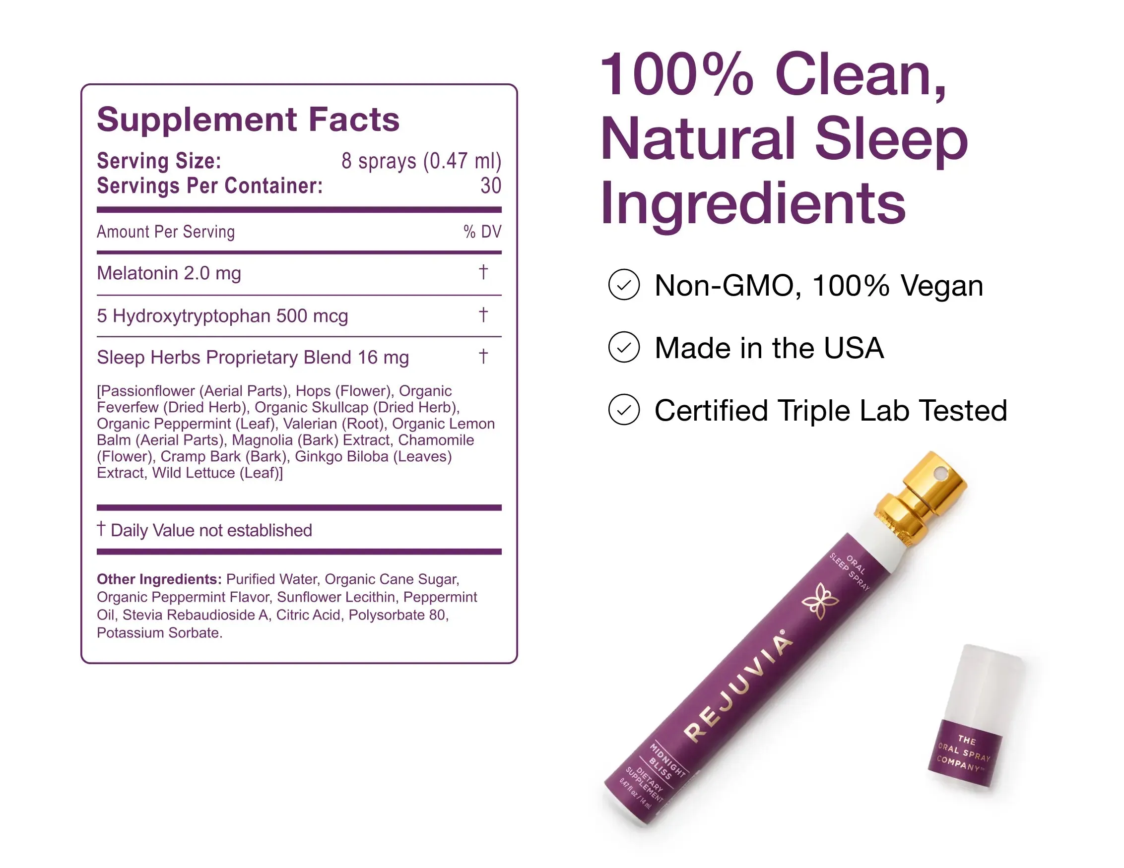 Sleep Spray Ingredients