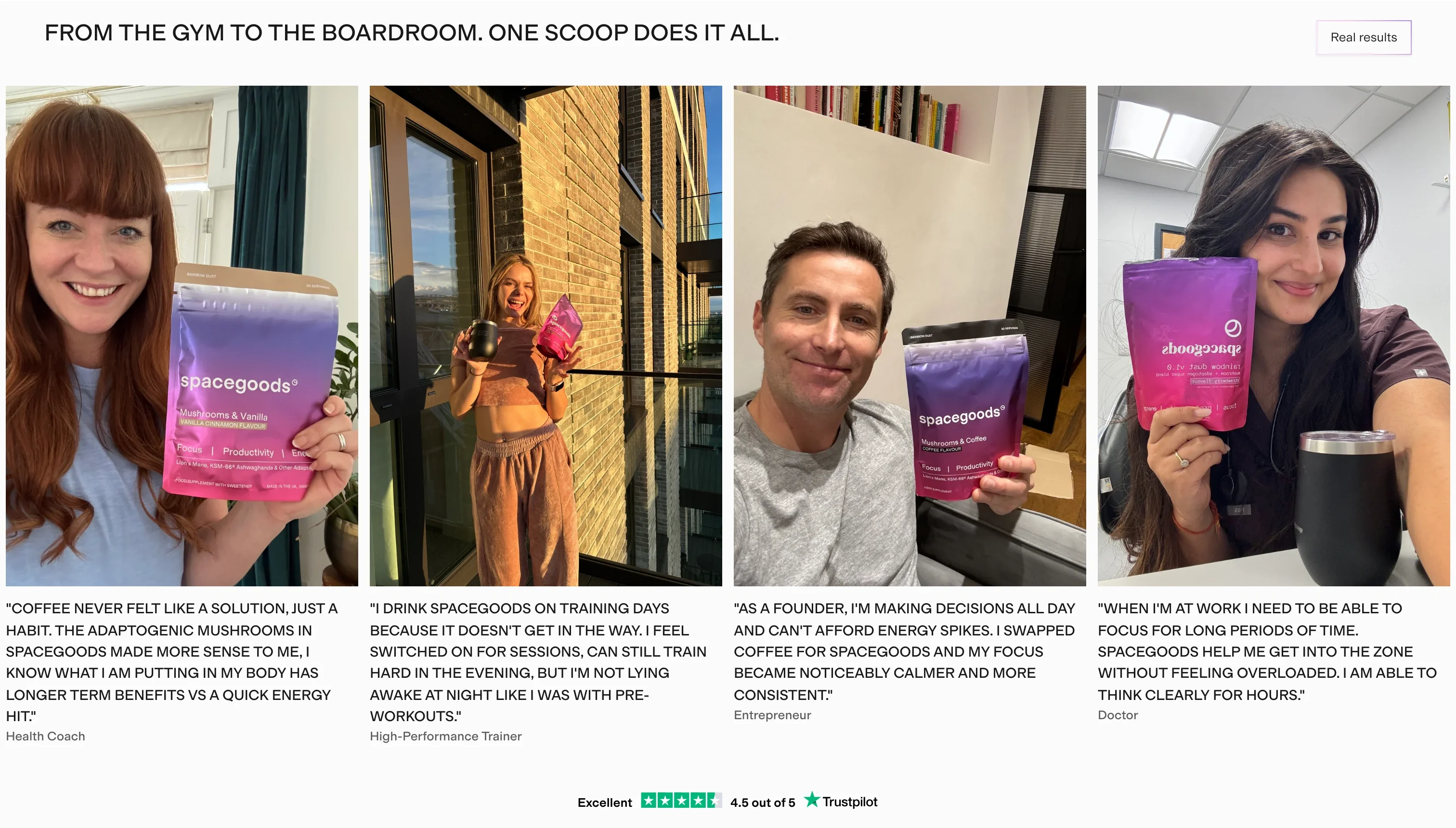 Real Results Testimonials