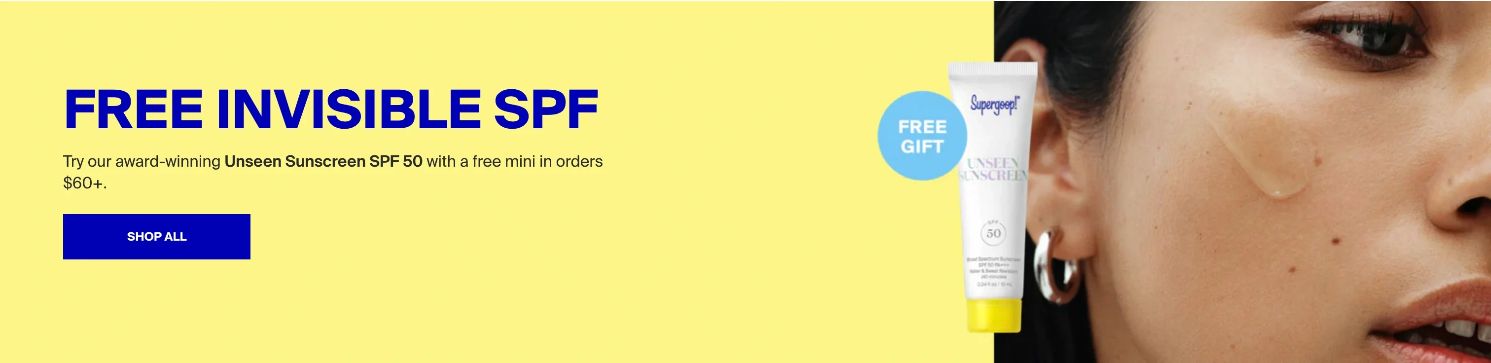 Free Invisible SPF Banner