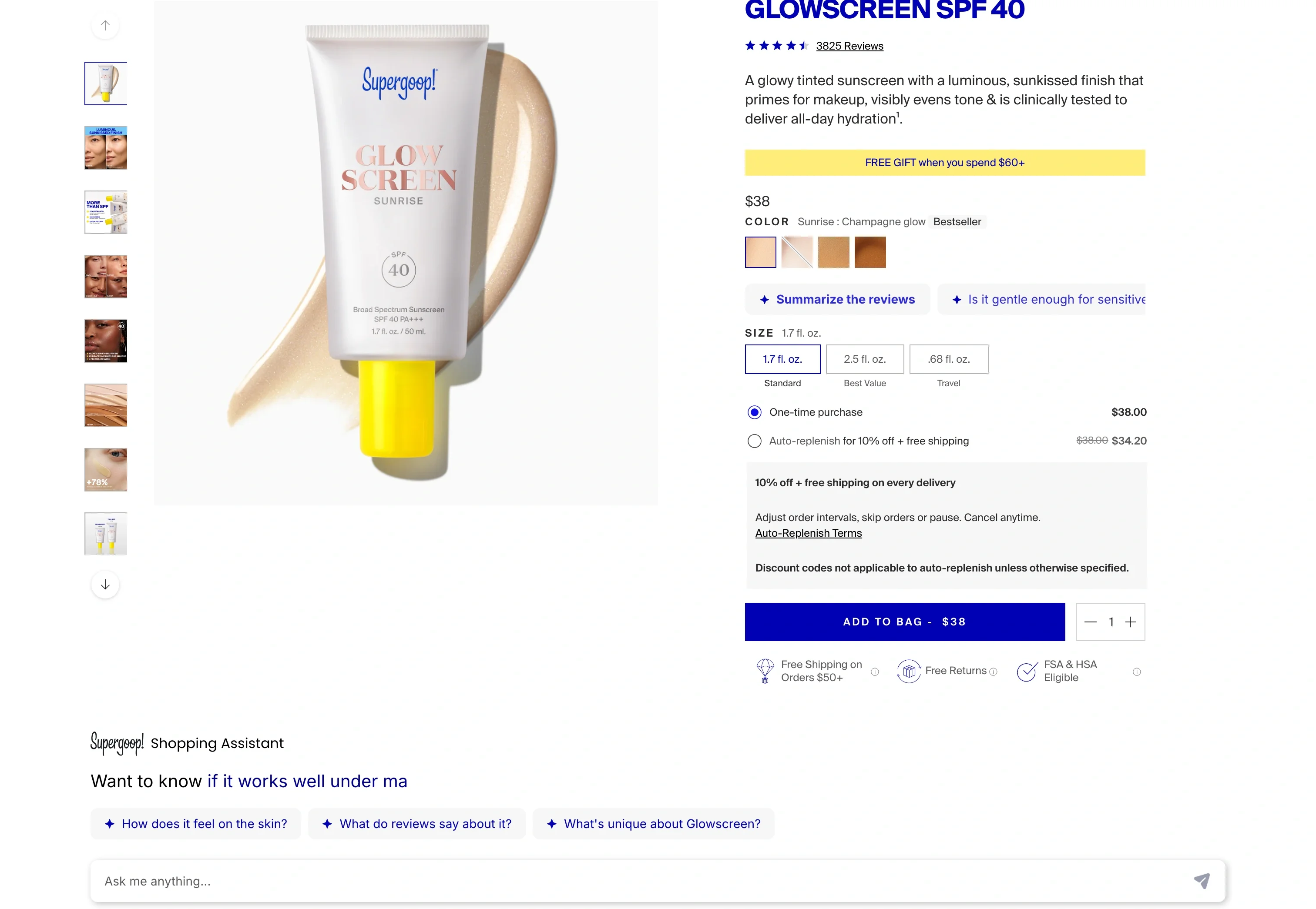 Glowscreen SPF 40 Product Hero