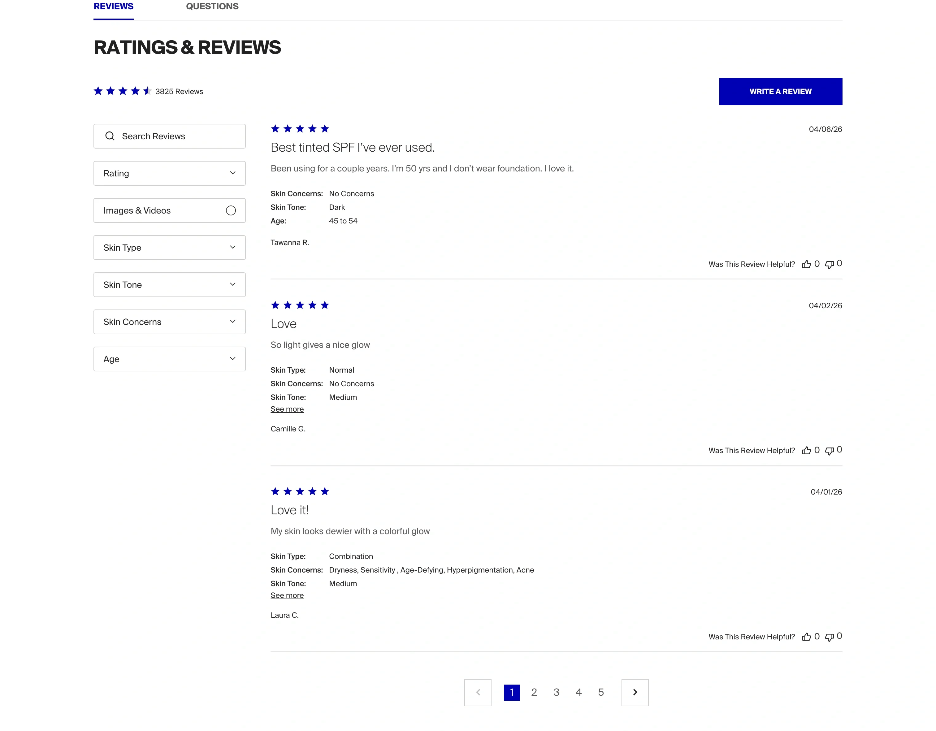 Ratings & Reviews