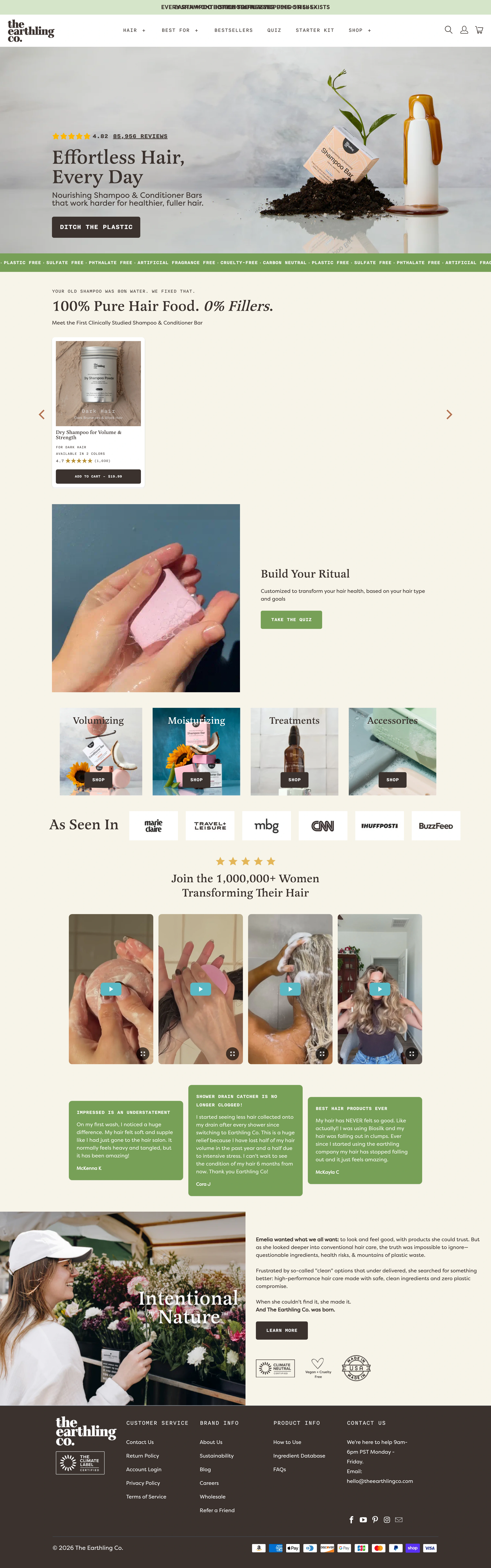 The Earthling Co. homepage