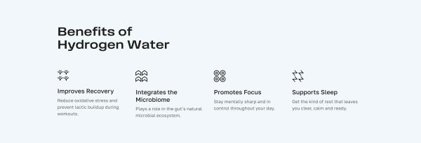Benefits of Hydrogen Water