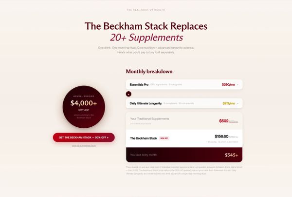 Beckham Stack Upsell