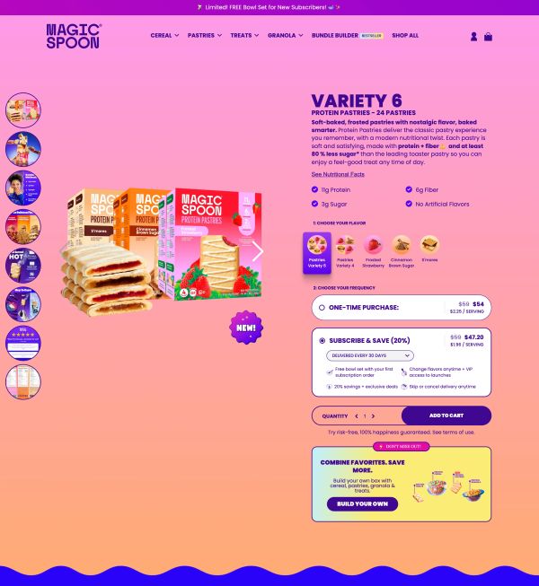 Protein Pastries Hero