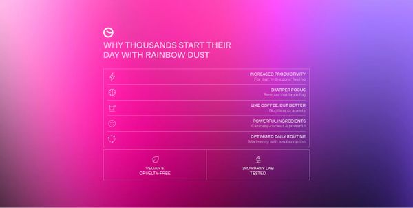 Why Thousands Start With Rainbow Dust