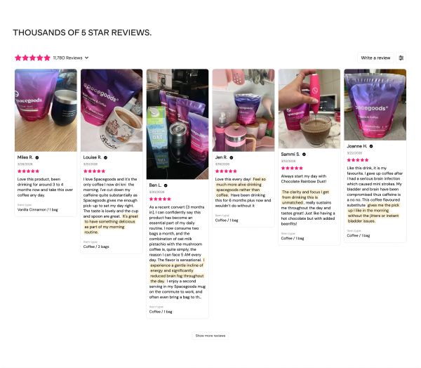 Thousands of 5 Star Reviews