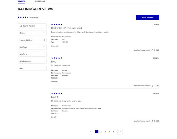 Ratings & Reviews