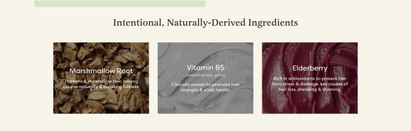 Ingredients — Naturally-Derived Formula